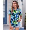 image:imageZeagoo Womens Button Down Shirt Bust Pocket Short Sleeve Blouses Business Casual Work Tops Summer OutfitsWf32