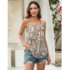 image:imageZeagoo Womens Camisole Tank Tops Summer Adjustable Spaghetti Strap Loose Flowy Sleeveless Shirts Beach Vacation ClothesMz453