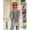 image:imageZeagoo Womens Camisole Tank Tops Summer Adjustable Spaghetti Strap Loose Flowy Sleeveless Shirts Beach Vacation ClothesMz779