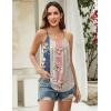 image:imageZeagoo Womens Camisole Tank Tops Summer Adjustable Spaghetti Strap Loose Flowy Sleeveless Shirts Beach Vacation ClothesMz923