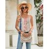 image:imageZeagoo Womens Camisole Tank Tops Summer Adjustable Spaghetti Strap Loose Flowy Sleeveless Shirts Beach Vacation ClothesMz923