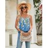 image:imageZeagoo Womens Camisole Tank Tops Summer Adjustable Spaghetti Strap Loose Flowy Sleeveless Shirts Beach Vacation ClothesSf233