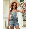 image:imageZeagoo Womens Camisole Tank Tops Summer Adjustable Spaghetti Strap Loose Flowy Sleeveless Shirts Beach Vacation ClothesWf71