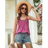 image:imageZeagoo Womens Camisole Tank Tops Summer Adjustable Spaghetti Strap Loose Flowy Sleeveless Shirts Beach Vacation ClothesXh370