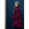 image:imageZeagoo Womens Plus Size Flannel Shirts Plaid Shirts Long Sleeves Casual Button Down Collared Shacket TopsCred