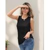 image:imageZeagoo Womens Sleeveless Sweater Vest Crewneck Knit Loose Sweater Tank Tops Lightweight Shirts Blouses 2026Black