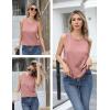 image:imageZeagoo Womens Sleeveless Sweater Vest Crewneck Knit Loose Sweater Tank Tops Lightweight Shirts Blouses 2026Dusty Pink
