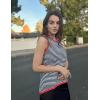 image:imageZeagoo Womens Sleeveless Sweater Vest Crewneck Knit Loose Sweater Tank Tops Lightweight Shirts Blouses 2026Stripe Red Black
