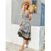 image:imageZeagoo Womens Summer Midi Dresses 2026 Casual Sleeveless Tank Sundresses A Line Crewneck Beach Vacation Dress with PocketsBohemianpa26