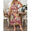 image:imageZeagoo Womens Summer Midi Dresses 2026 Casual Sleeveless Tank Sundresses A Line Crewneck Beach Vacation Dress with PocketsGreen Leafzw392