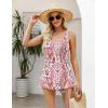 image:imageZeagoo Womens Summer Tank Tops 2026 Pleated Square Neck Loose Fit Casual Flowy Tunic Sleeveless ShirtsCx244