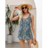 image:imageZeagoo Womens Summer Tank Tops 2026 Pleated Square Neck Loose Fit Casual Flowy Tunic Sleeveless ShirtsMz779