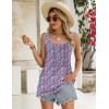 image:imageZeagoo Womens Summer Tank Tops 2026 Pleated Square Neck Loose Fit Casual Flowy Tunic Sleeveless ShirtsXh481