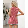 image:imageZeagoo Womens Summer Tank Tops 2026 Pleated Square Neck Loose Fit Casual Flowy Tunic Sleeveless ShirtsXh546
