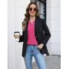 image:imageZeagoo Womens Tank Tops 2026 Loose V Neck Spring Summer Tops Business Dressy Sleeveless ShirtsBhot Pink