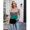 image:imageZeagoo Womens Tank Tops 2026 Loose V Neck Spring Summer Tops Business Dressy Sleeveless ShirtsColor Block 595