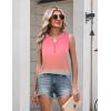 image:imageZeagoo Womens Tank Tops 2026 Loose V Neck Spring Summer Tops Business Dressy Sleeveless ShirtsGradient 218