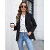 image:imageZeagoo Womens Tank Tops 2026 Loose V Neck Spring Summer Tops Business Dressy Sleeveless ShirtsLeaf White 113