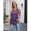 image:imageZeagoo Womens Tank Tops 2026 Loose V Neck Spring Summer Tops Business Dressy Sleeveless ShirtsMulticolor 929