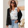 image:imageZeagoo Womens Tank Tops Pleated V Neck Business Casual Sleeveless Shirts Trendy Dressy Textured Summer Work BlouseBf290 Floral