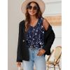 image:imageZeagoo Womens Tank Tops Pleated V Neck Business Casual Sleeveless Shirts Trendy Dressy Textured Summer Work BlouseSf180 Flower