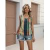 image:imageZeagoo Womens Tank Tops Summer Ruched Top V Neck Sleeveless Drawstring Side Casual Trendy Shirts 2026Pattern Cx289