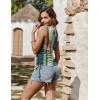 image:imageZeagoo Womens Tank Tops Summer Ruched Top V Neck Sleeveless Drawstring Side Casual Trendy Shirts 2026Pattern Cx289