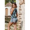 image:imageZeagoo Womens Tank Tops Summer Ruched Top V Neck Sleeveless Drawstring Side Casual Trendy Shirts 2026Pcadetblue