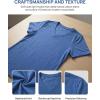 image:imageZeagoo Womens Tops Summer Casual Short Sleeve Tshirts Business Basic Spring VNeck Shirts Outfits S3XLZblue