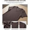 image:imageZeagoo Womens Tops Summer Casual Short Sleeve Tshirts Business Basic Spring VNeck Shirts Outfits S3XLZbrown