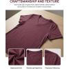 image:imageZeagoo Womens Tops Summer Casual Short Sleeve Tshirts Business Basic Spring VNeck Shirts Outfits S3XLZdark Red