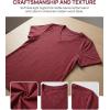 image:imageZeagoo Womens Tops Summer Casual Short Sleeve Tshirts Business Basic Spring VNeck Shirts Outfits S3XLZred
