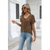 image:imageZeagoo Womens Tops Summer Casual Short Sleeve Tshirts Business Basic Spring VNeck Shirts Outfits S3XLZzan136