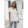 image:imageZeagoo Womens Tops Summer Casual Short Sleeve Tshirts Business Basic Spring VNeck Shirts Outfits S3XLZzjh592