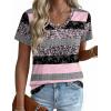 image:imageZeagoo Womens Tops Summer Casual Short Sleeve Tshirts Business Basic Spring VNeck Shirts Outfits S3XLZztz245