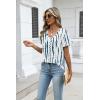 image:imageZeagoo Womens Tops Summer Casual Short Sleeve Tshirts Business Basic Spring VNeck Shirts Outfits S3XLZzzr229