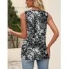 image:imageZeagoo Womens Tops Summer Pleated Sleeveless Tank Top V Neck Dressy Casual Flowy Boho Tunic ShirtsCx273