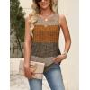 image:imageZeagoo Womens Tops Summer Pleated Sleeveless Tank Top V Neck Dressy Casual Flowy Boho Tunic ShirtsJh398
