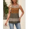 image:imageZeagoo Womens Tops Summer Pleated Sleeveless Tank Top V Neck Dressy Casual Flowy Boho Tunic ShirtsJh398