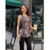image:imageZeagoo Womens Tops Summer Pleated Sleeveless Tank Top V Neck Dressy Casual Flowy Boho Tunic ShirtsMz721