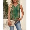 image:imageZeagoo Womens Tops Summer Pleated Sleeveless Tank Top V Neck Dressy Casual Flowy Boho Tunic ShirtsMz839