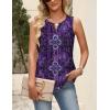 image:imageZeagoo Womens Tops Summer Pleated Sleeveless Tank Top V Neck Dressy Casual Flowy Boho Tunic ShirtsMz907