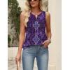 image:imageZeagoo Womens Tops Summer Pleated Sleeveless Tank Top V Neck Dressy Casual Flowy Boho Tunic ShirtsMz907