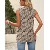 image:imageZeagoo Womens Tops Summer Pleated Sleeveless Tank Top V Neck Dressy Casual Flowy Boho Tunic ShirtsSf154