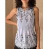 image:imageZeagoo Womens Tops Summer Pleated Sleeveless Tank Top V Neck Dressy Casual Flowy Boho Tunic ShirtsSf166