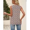 image:imageZeagoo Womens Tops Summer Pleated Sleeveless Tank Top V Neck Dressy Casual Flowy Boho Tunic ShirtsXh498