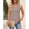 image:imageZeagoo Womens Tops Summer Pleated Sleeveless Tank Top V Neck Dressy Casual Flowy Boho Tunic ShirtsXh498