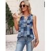 image:imageZeagoo Womens V Neck Tank Tops 2026 Summer Tops Casual Sleeveless Shirts Loose Fit Dressy Business Work ClothesJh510