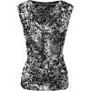 image:imageZeagoo Tank Top for Women Trendy Going Out Tops Sleeveless Shirts Ruched Business Casual Basic Tunic TopsFloral Cx273