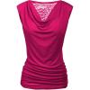 image:imageZeagoo Tank Top for Women Trendy Going Out Tops Sleeveless Shirts Ruched Business Casual Basic Tunic TopsRose